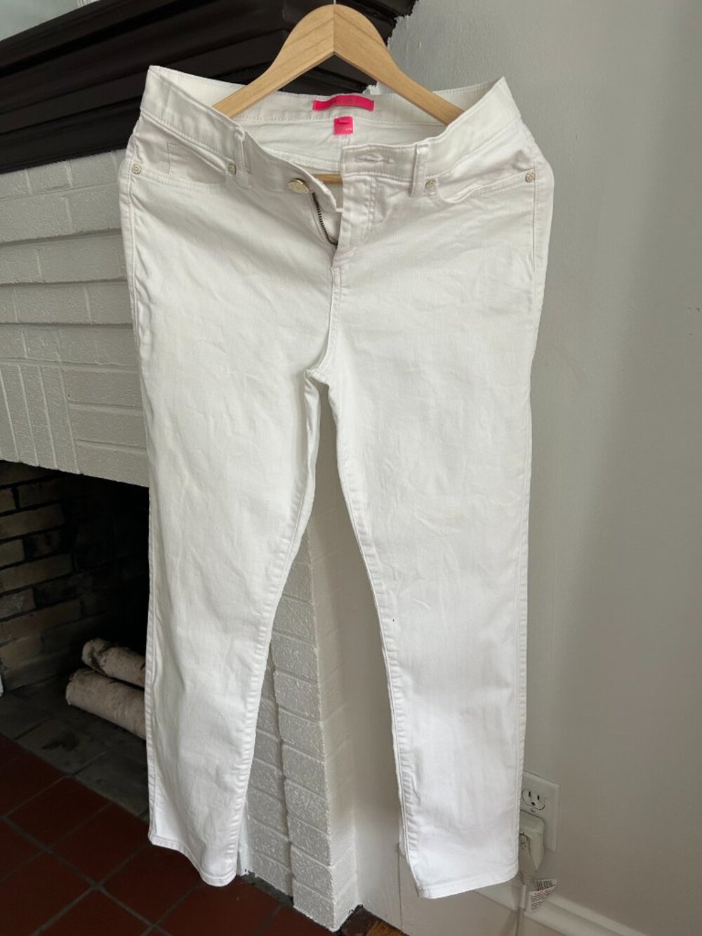 Lily Pulitzer White Jeans Size 10